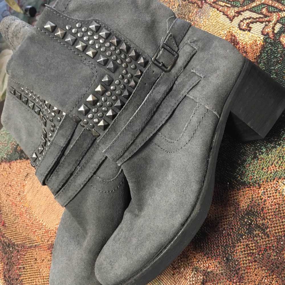 Leather boots